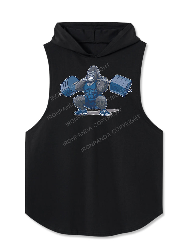Squat Gorilla Hooded Tank