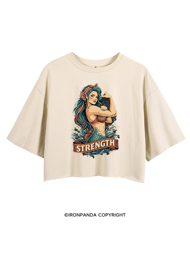 STRENGTH STRONG MERMAID CROP TOPS