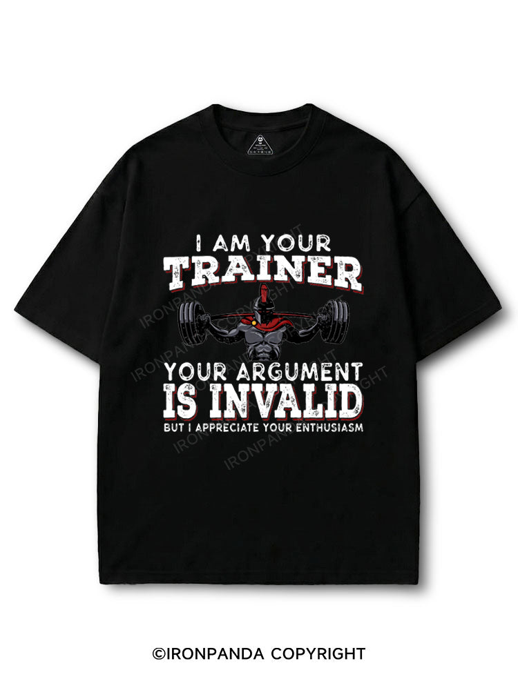 I Am Your Trainer Funny Personal Trainer COTTON PUMP COVER