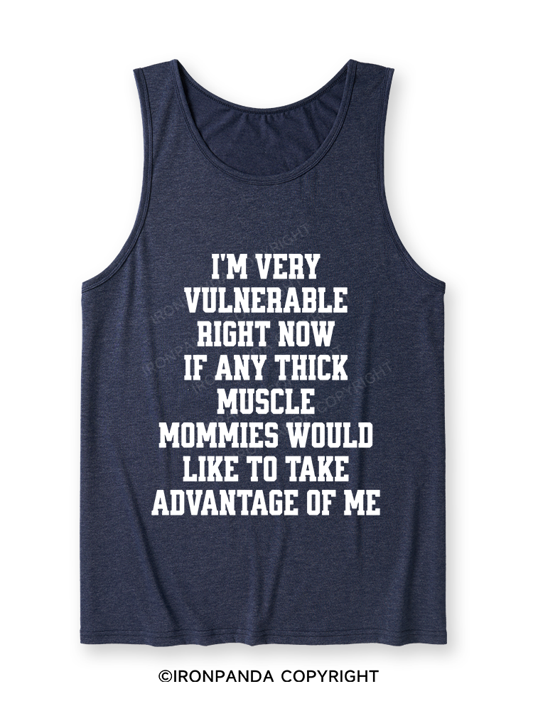 I'm very vulnerable right Ultra Soft Heather Tank
