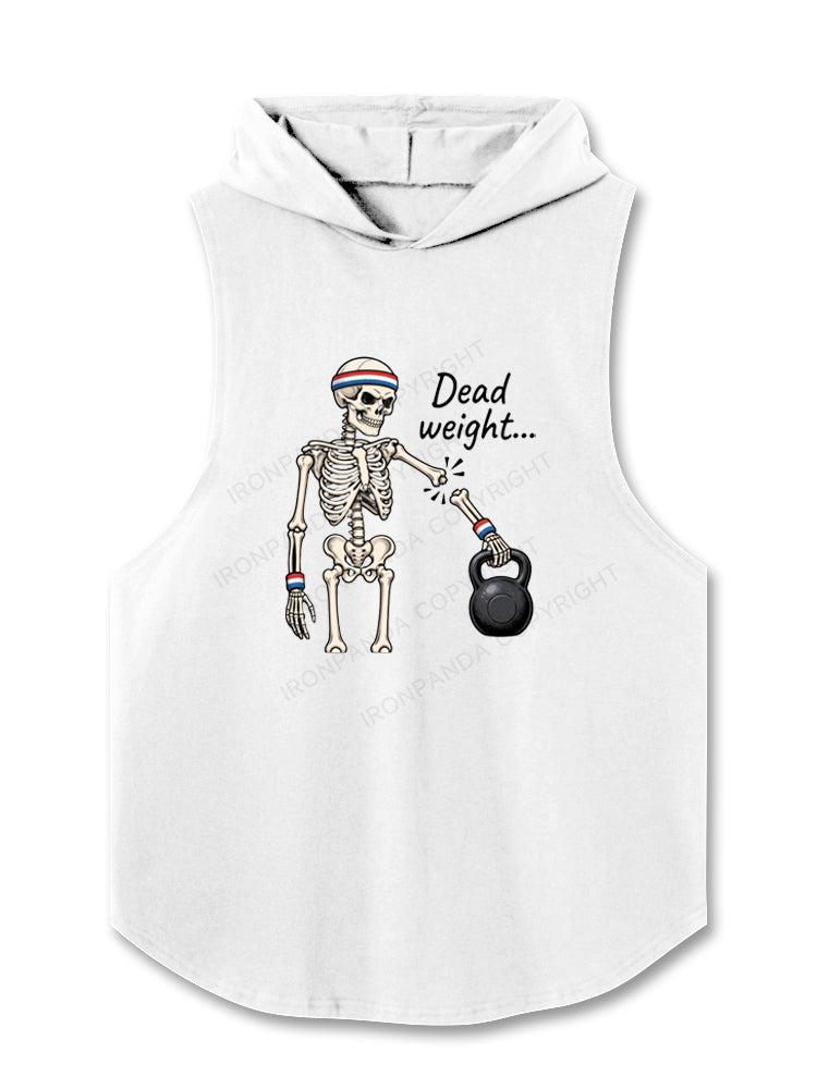 Dead Weight Funny Skeleton Hooded Tank