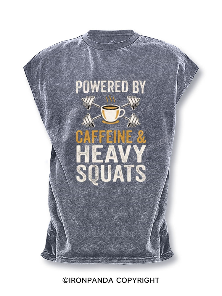 Powered by Caffeine and Heavy Squats Cut Off Tank