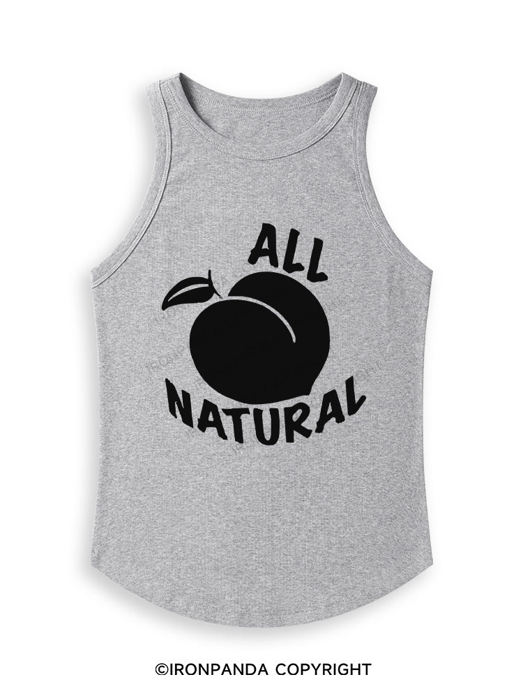 ALL NATURE Fitted Tank Top
