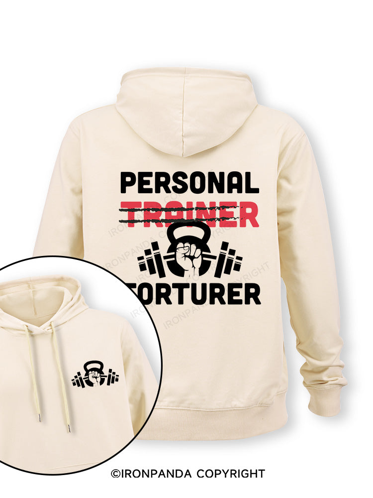 Personal Trainer torturer Double-Sided Printed Classic Gym Hoodie