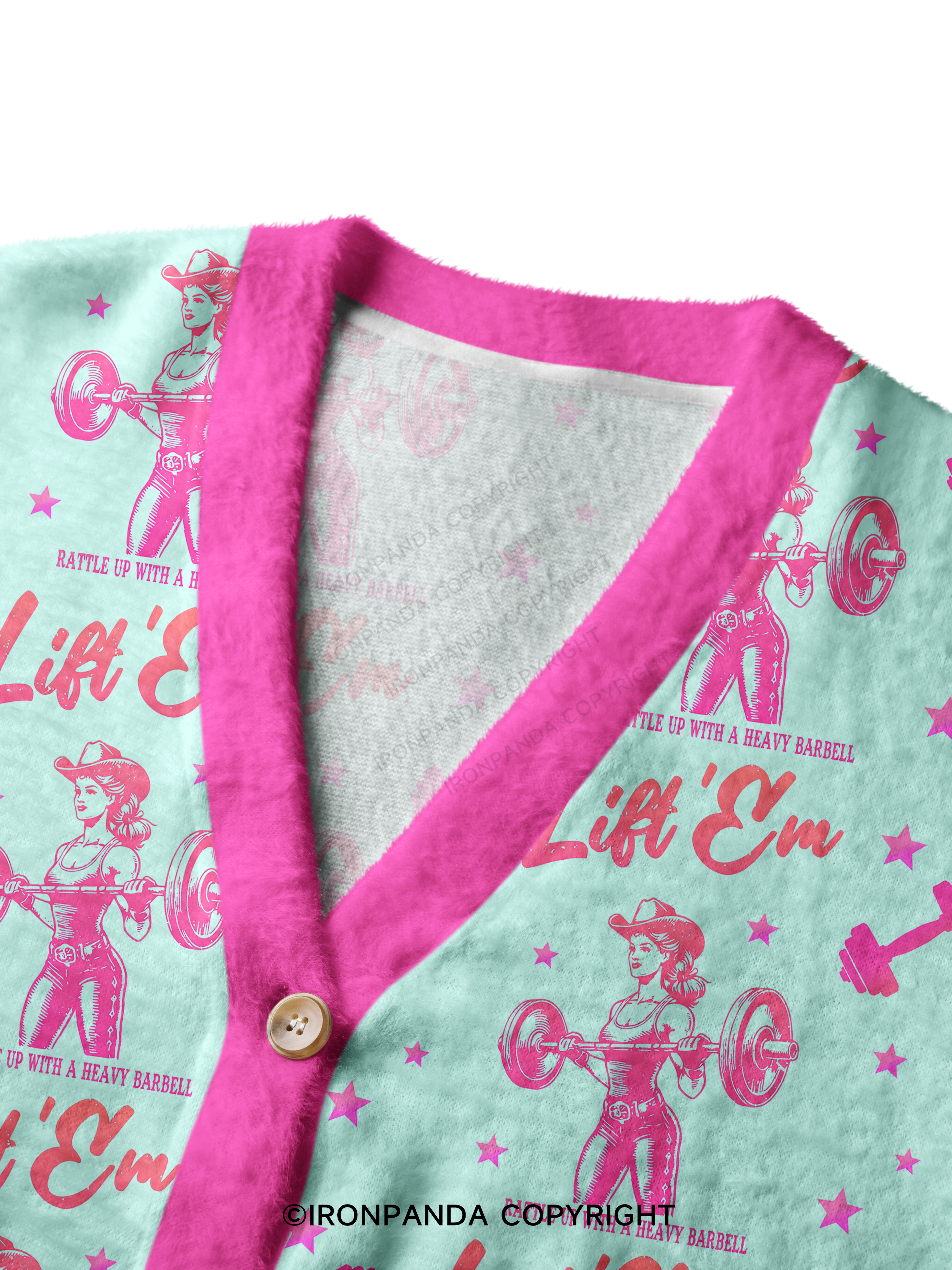 LIFT'EM COWGIRL! Ugly Cardigan Sweater