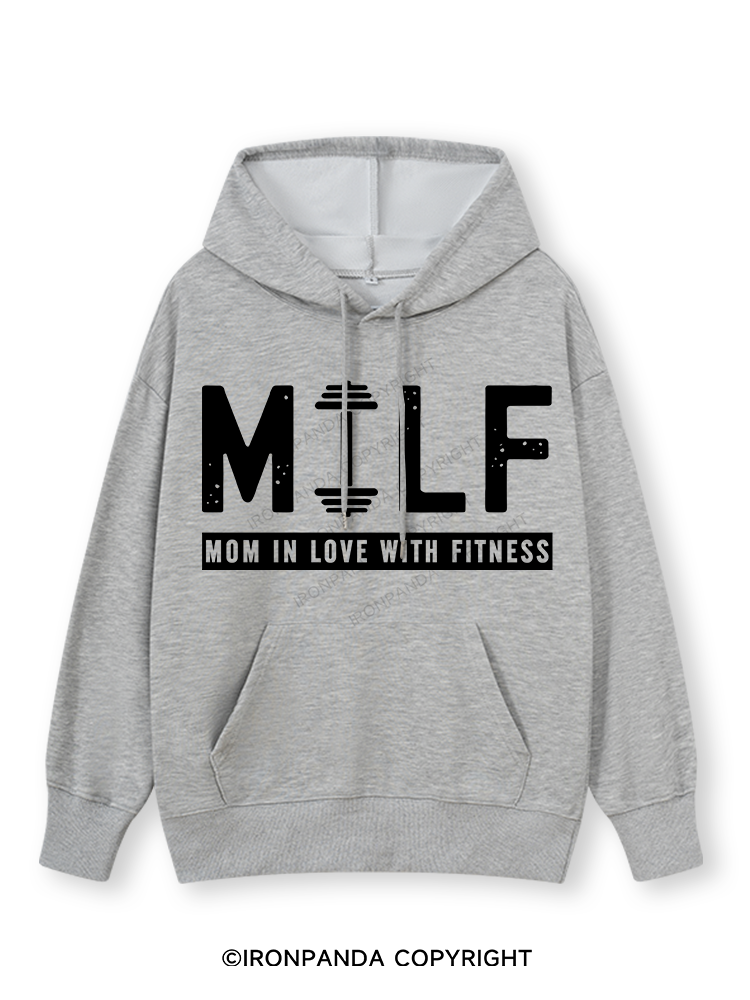 MILF MOM IN LOVE WITH FITNESS Classic Gym Hoodie