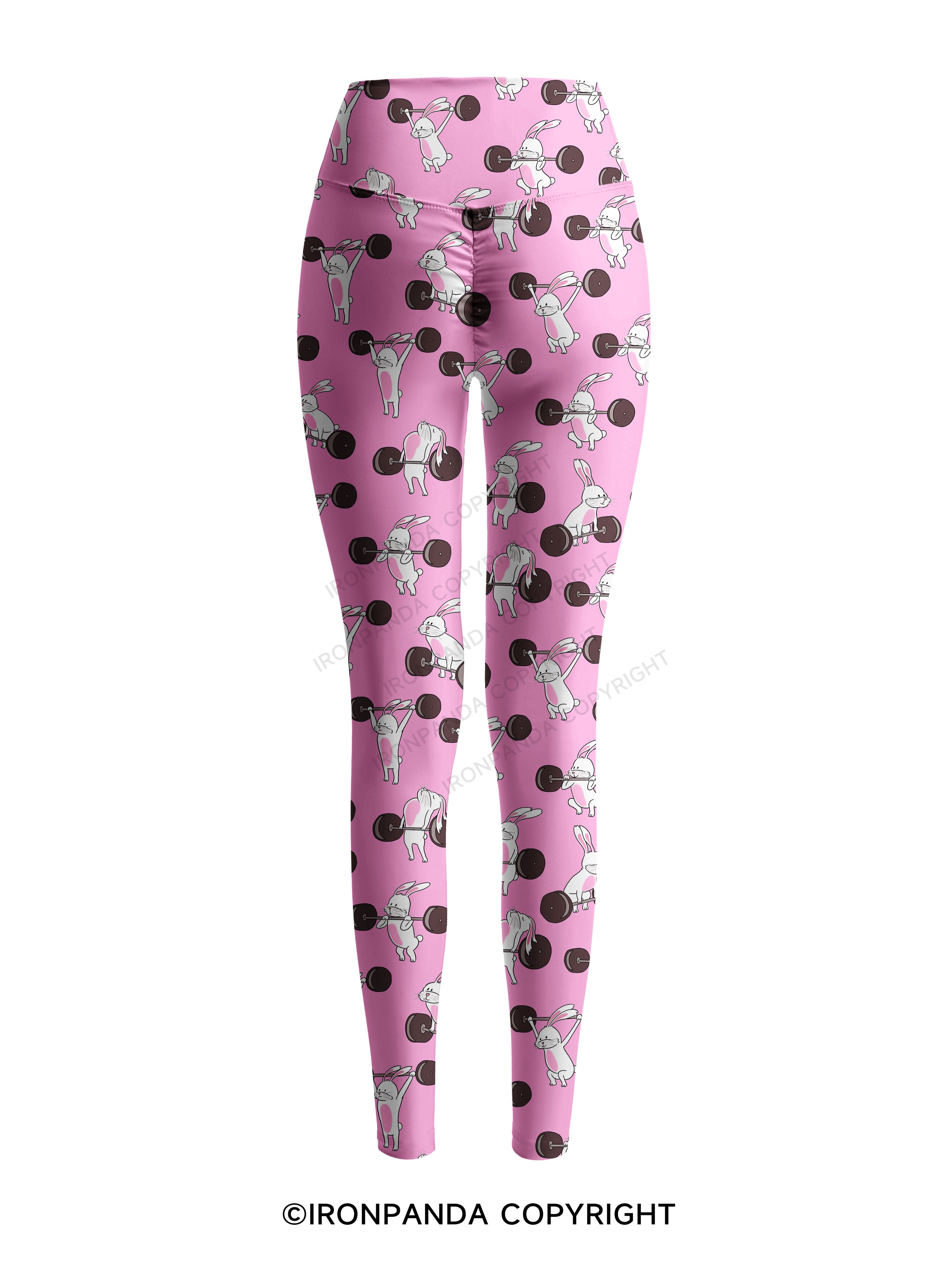 Lift Like Bunny Printed Yoga Pants
