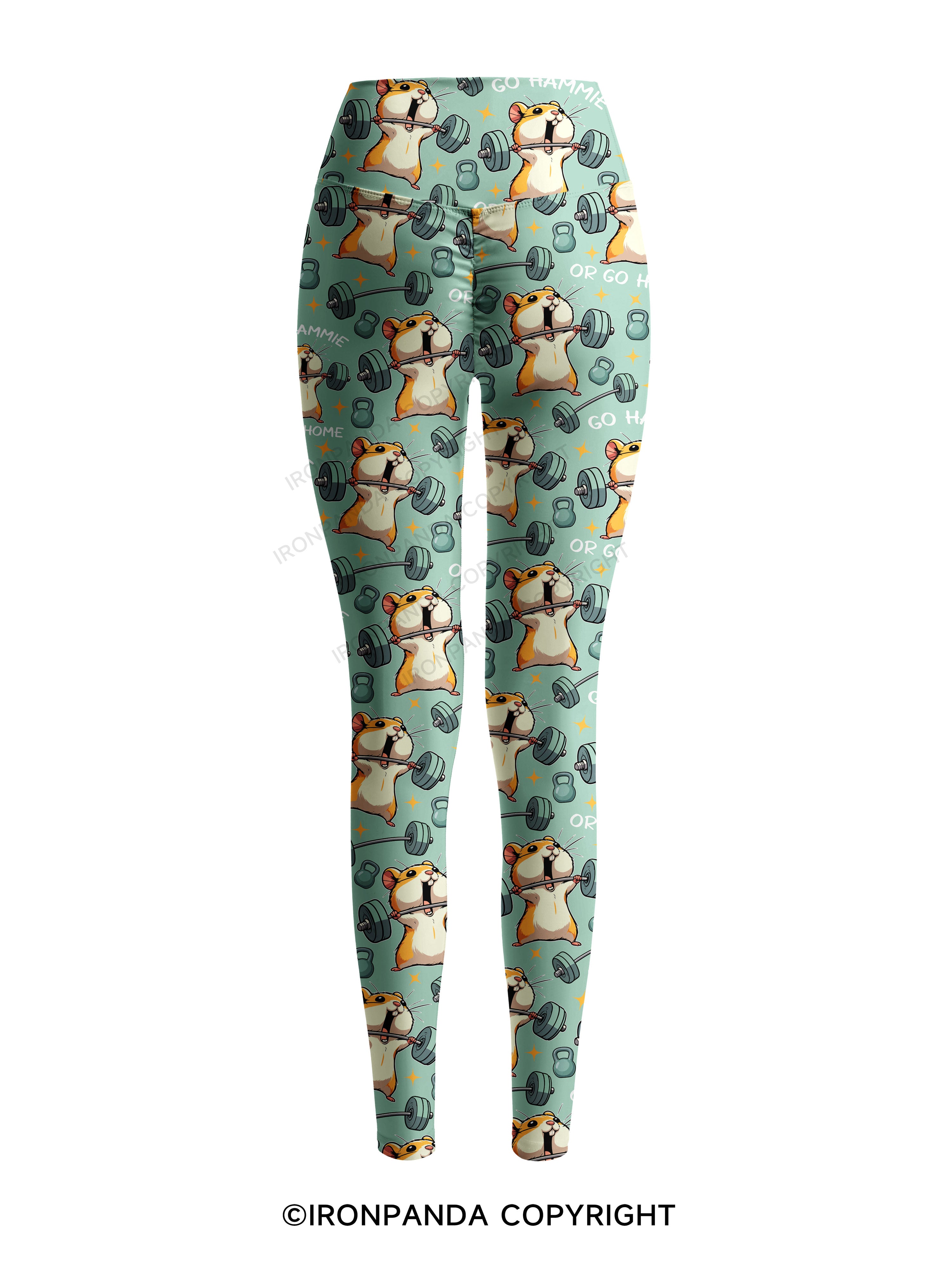 Go hammie or go home! Printed Yoga Pants