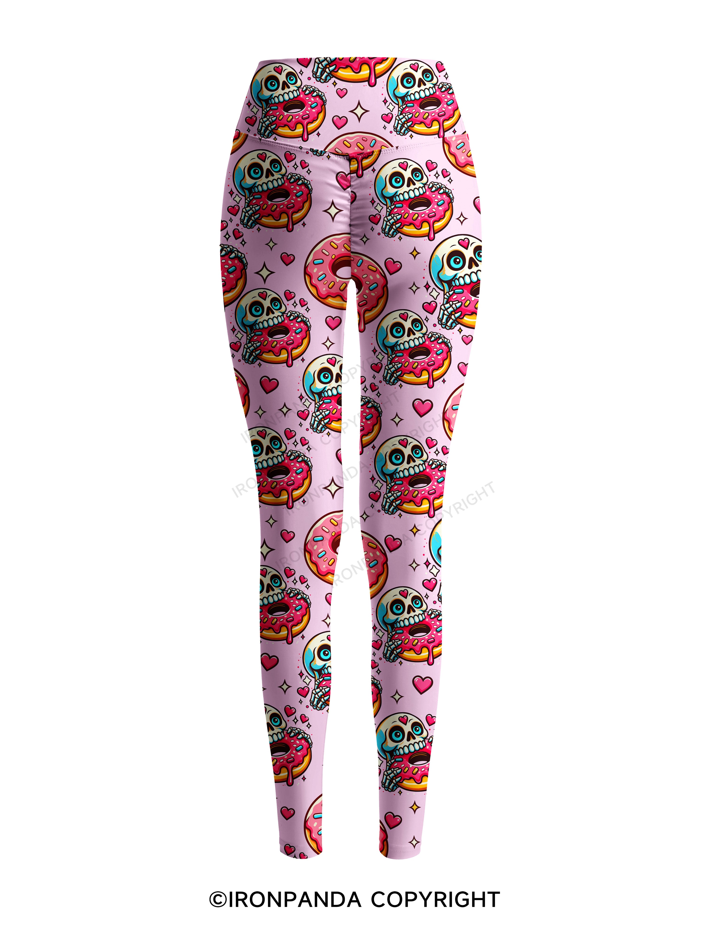 Don’t kill my vibe Printed Yoga Pants
