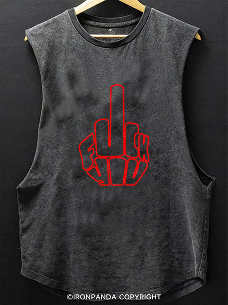 F*CK YOU Scoop Bottom Cotton Tank