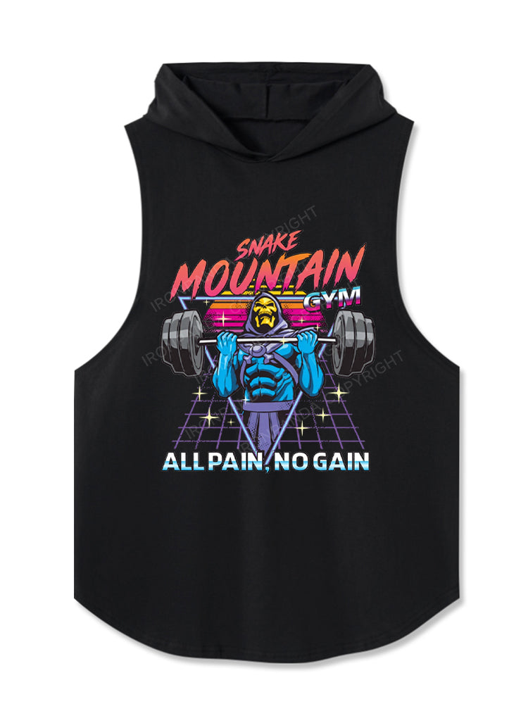 All pain, No gain Deadlift Hooded Tank