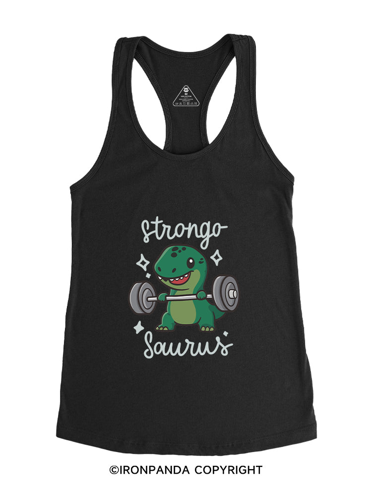 STRONGOSAURUS Gym Racerback Tank