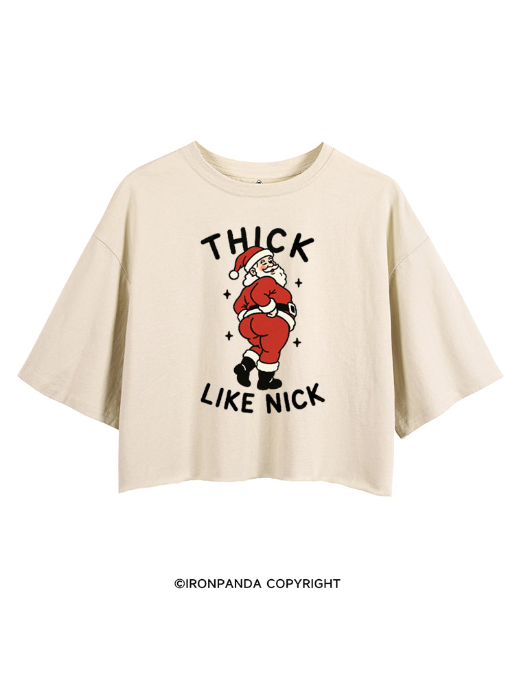 THICK LIKE NICK MERRY THICCMAS CROP TOPS