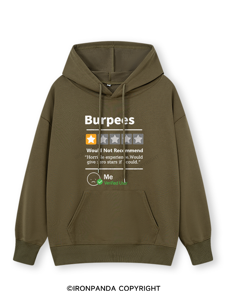 BURPEES REVIEWED Classic Gym Hoodie