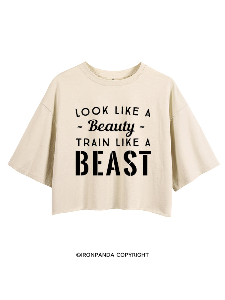 Look like a beauty. Train like a beast CROP TOPS