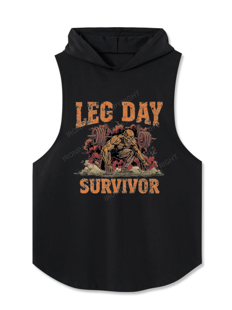 Leg Day Survivor Hooded Tank