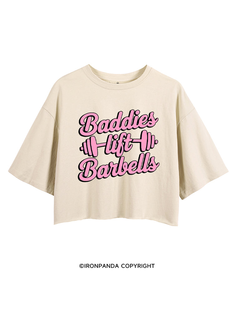Baddies Lift Barbells! CROP TOPS