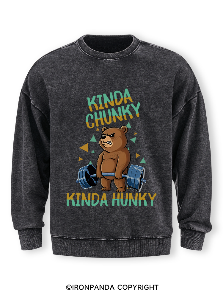 Kinda Chunky Kinda Hunky Washed Sweatshirt