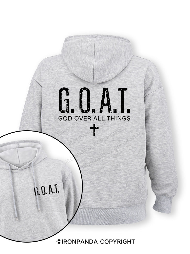 God over All Things Double-Sided Printed Classic Gym Hoodie