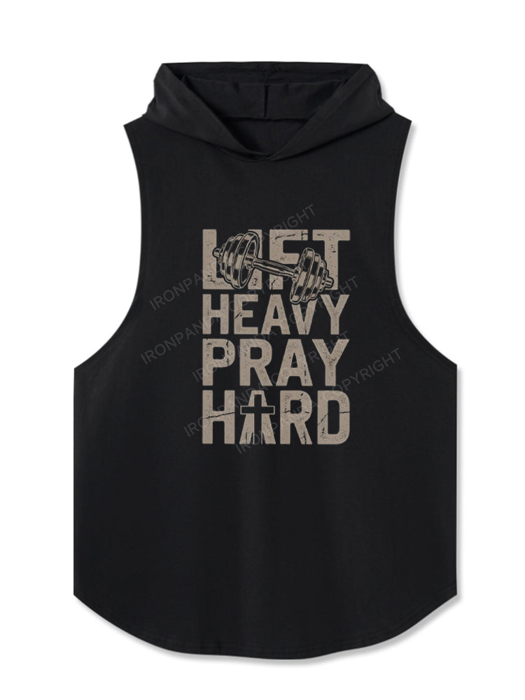 Lift Heavy Pray Hard Faith Hooded Tank