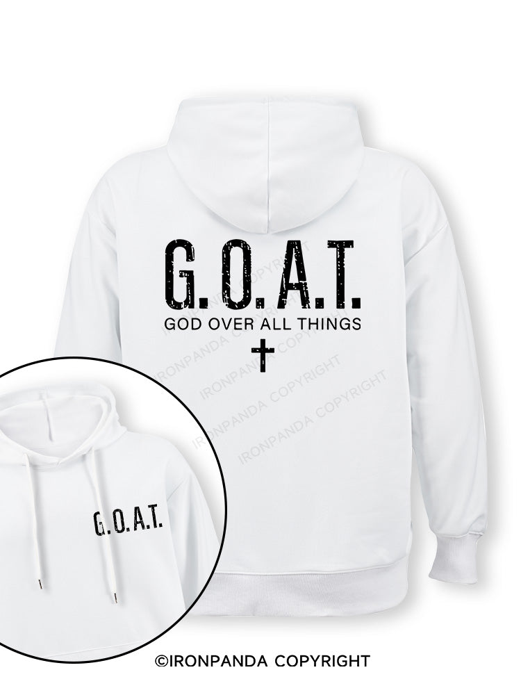 God over All Things Double-Sided Printed Classic Gym Hoodie