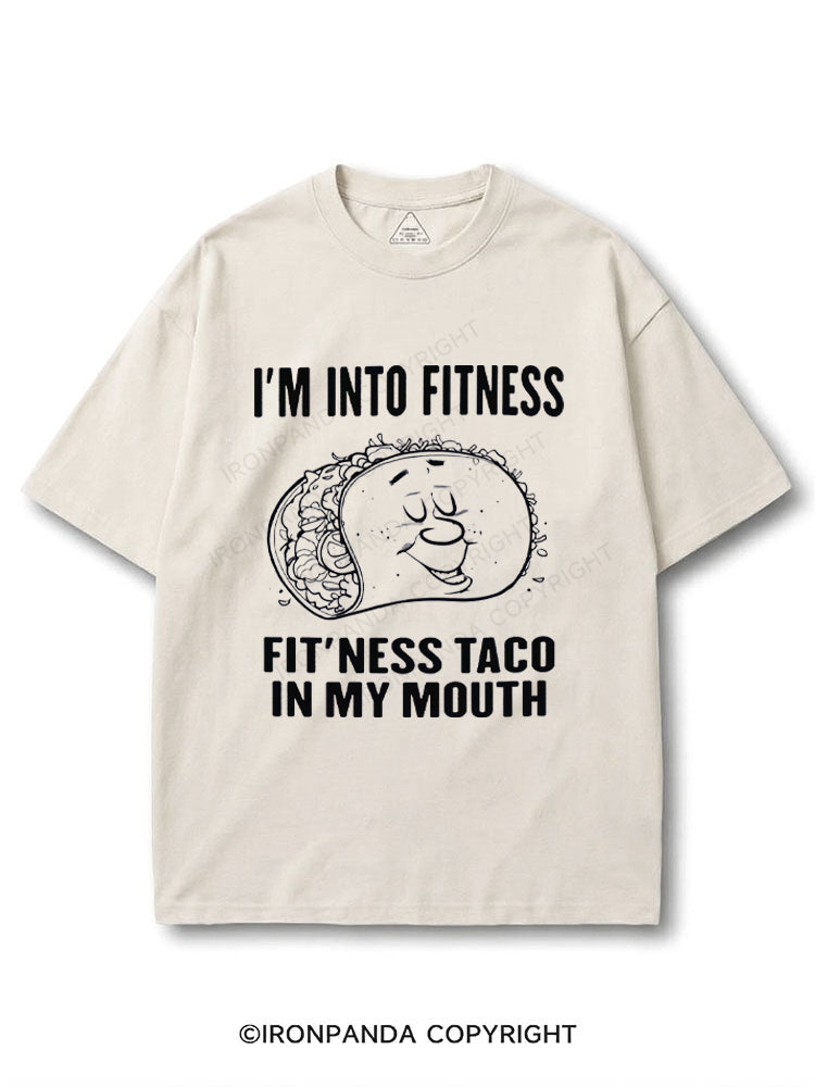 I'm Into Fitness Taco COTTON PUMP COVER