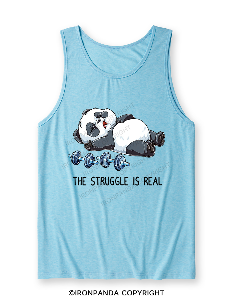 THE STRUGGLE IS REAL Ultra Soft Heather Tank