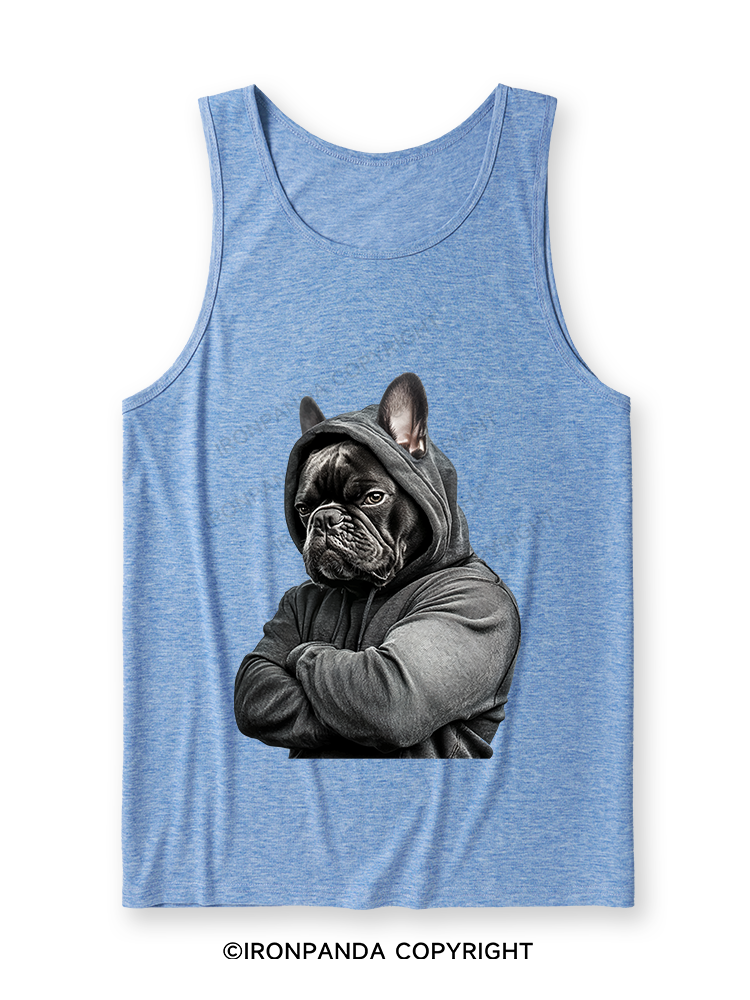 Muscular French bulldog Ultra Soft Heather Tank