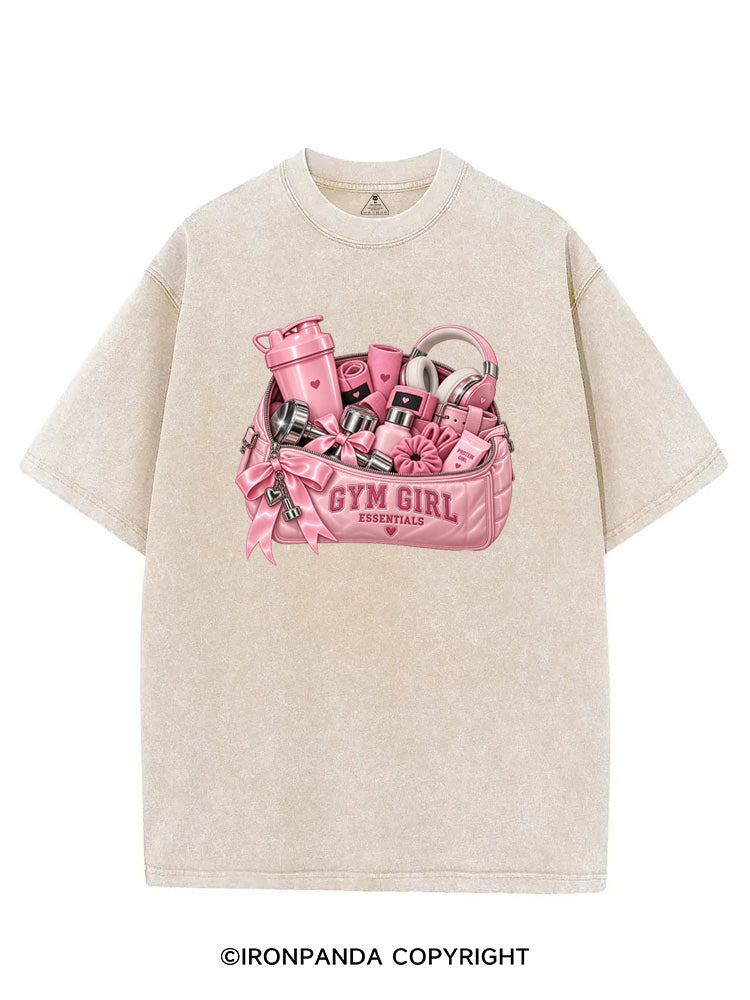 GYM GIRL ESSENTIALS PROTEIN GIRL VINTAGE GYM SHIRT