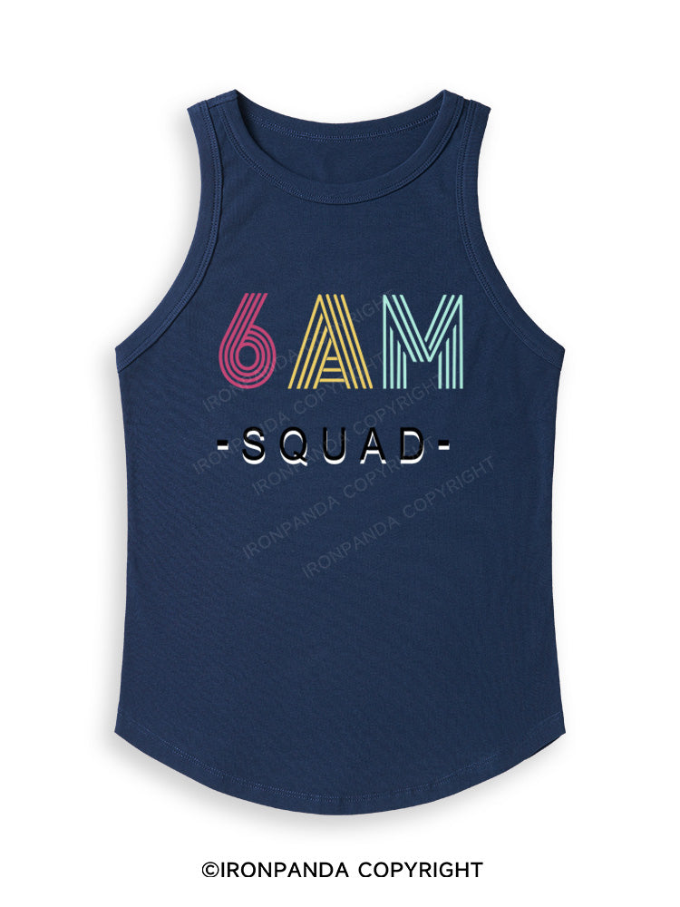 6 AM SQUAD Fitted Tank Top