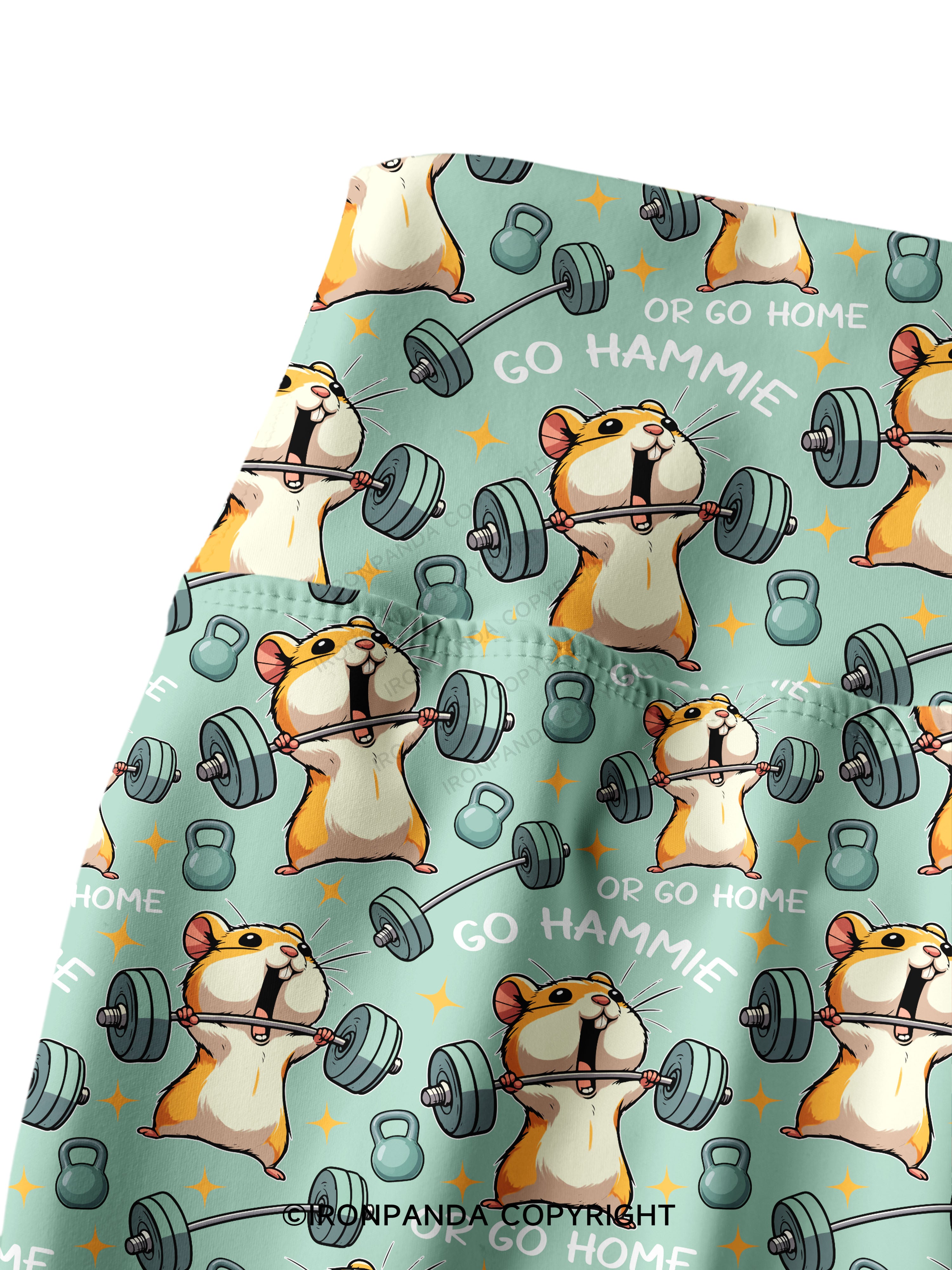 Go hammie or go home! Printed Yoga Pants