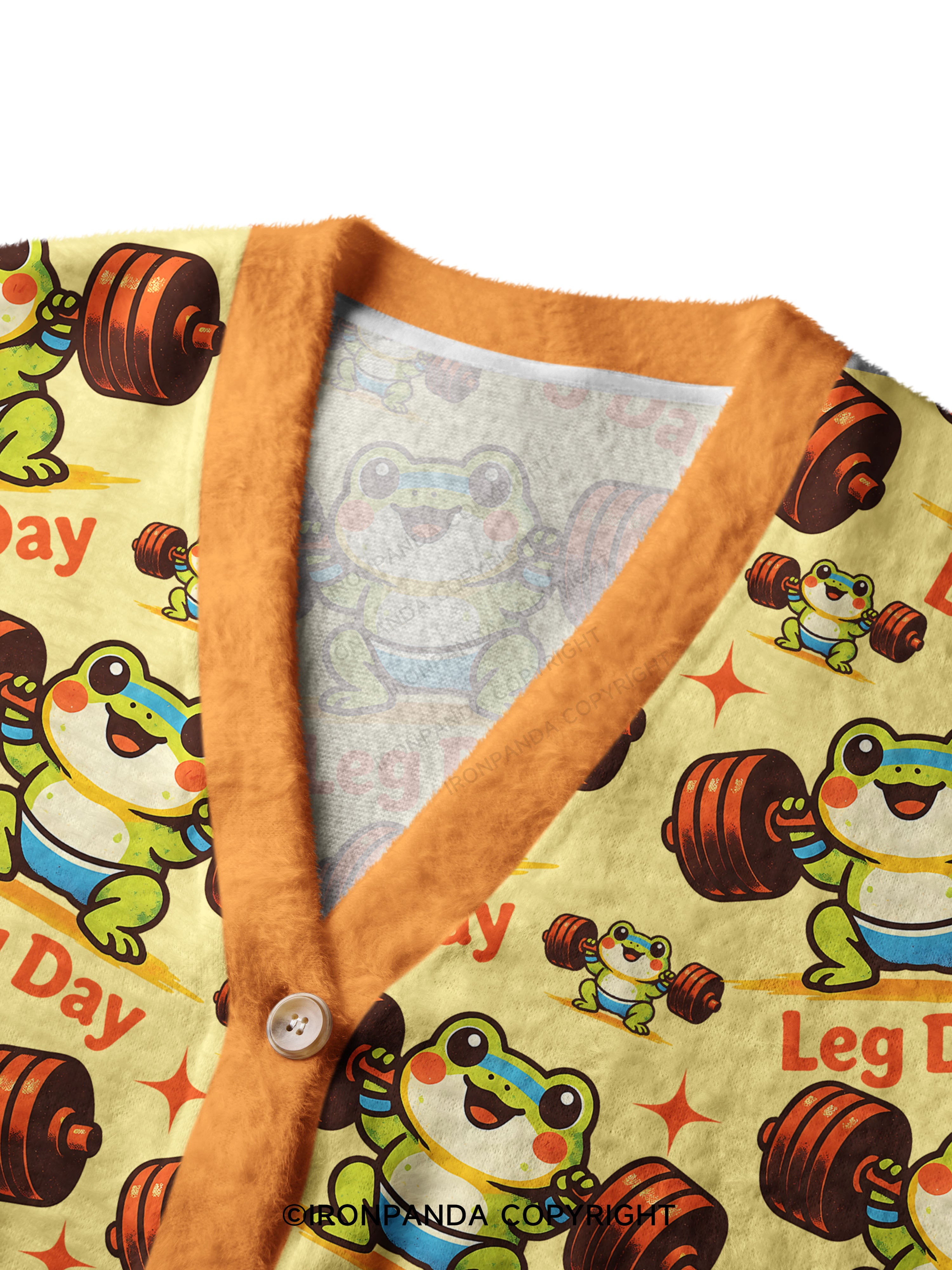 leg day Ugly Cardigan Sweater