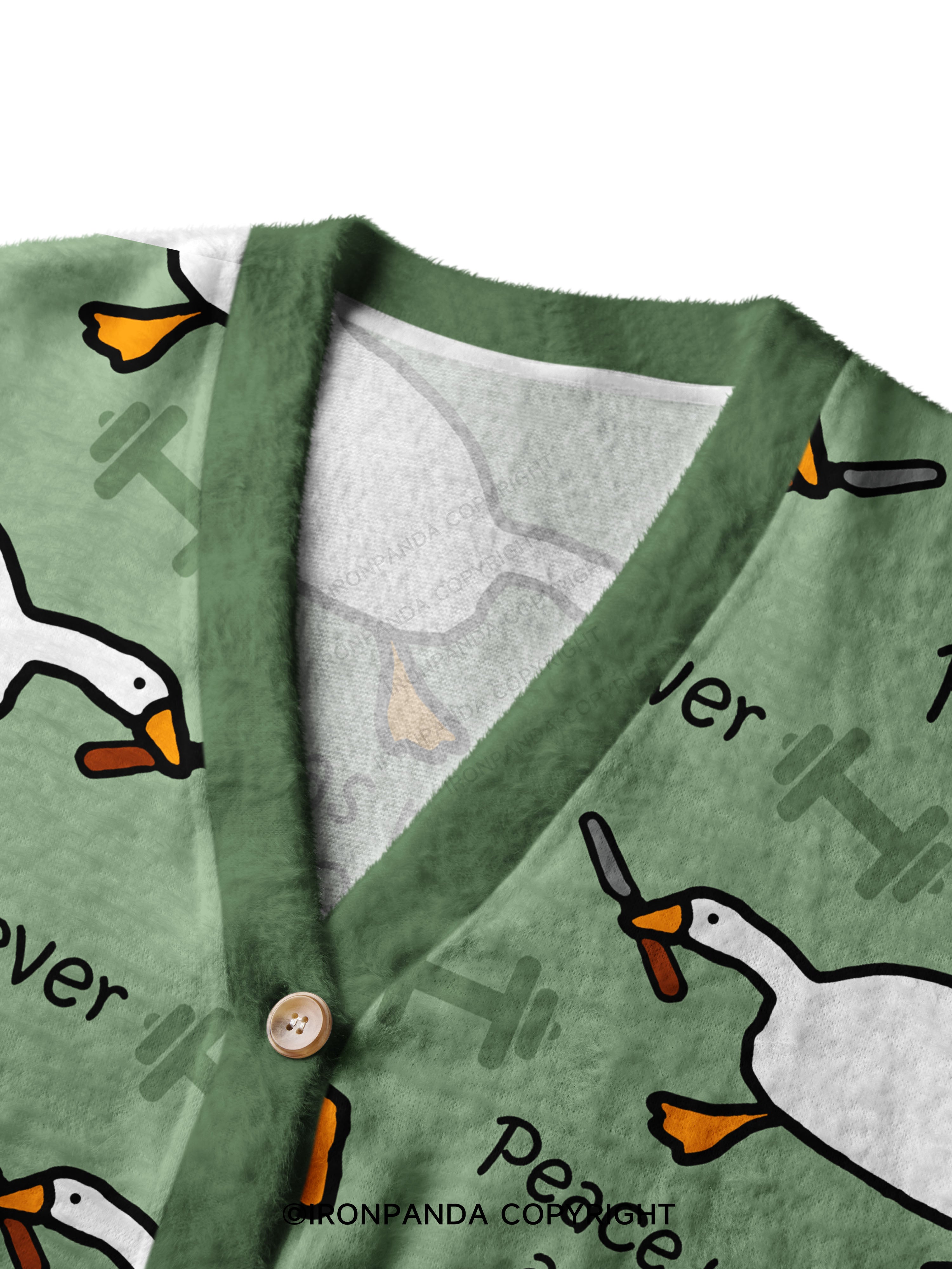 peace was never an option Ugly Cardigan Sweater
