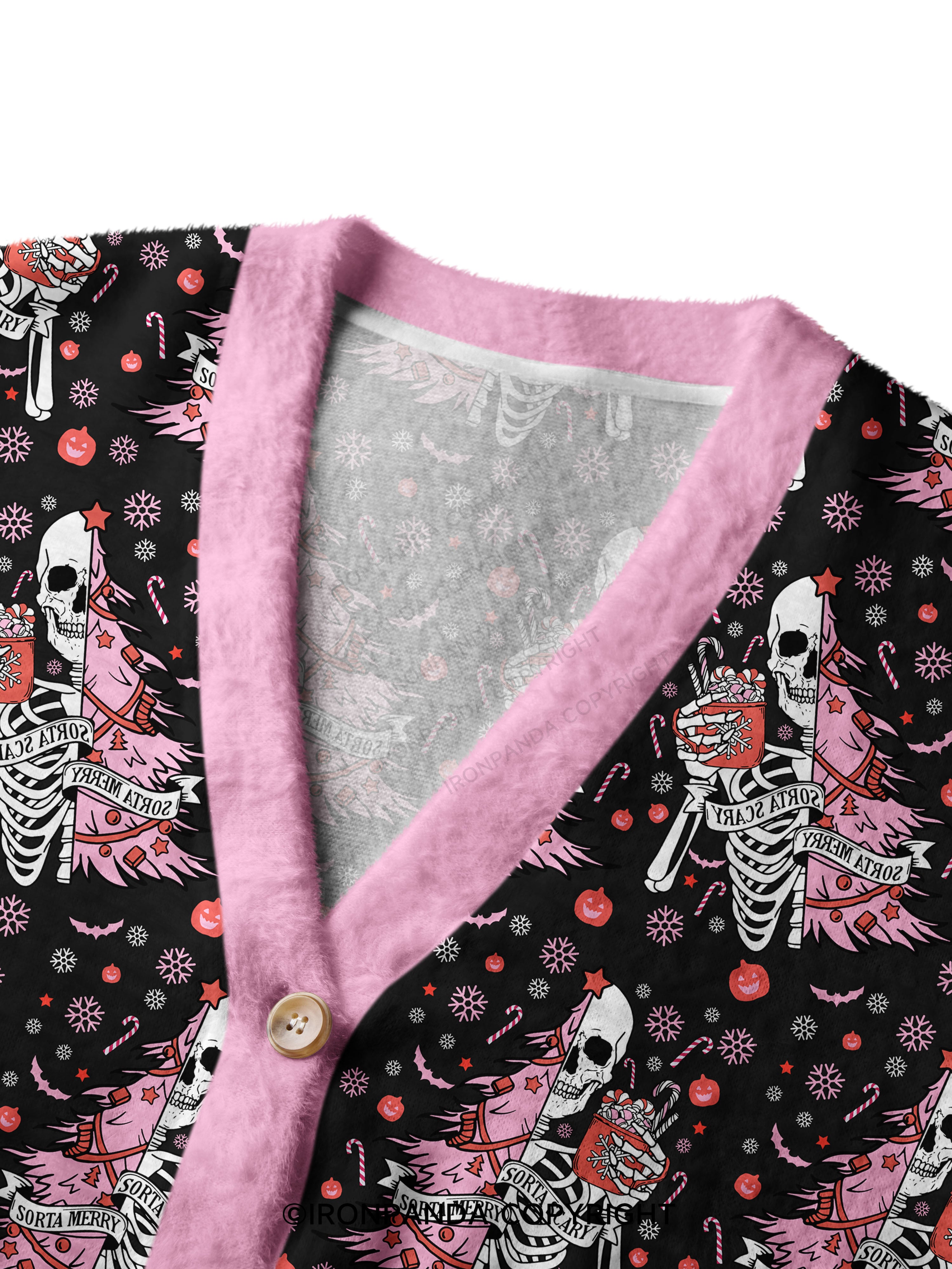 SORTA MERRY SORTA SCARY Ugly Cardigan Sweater