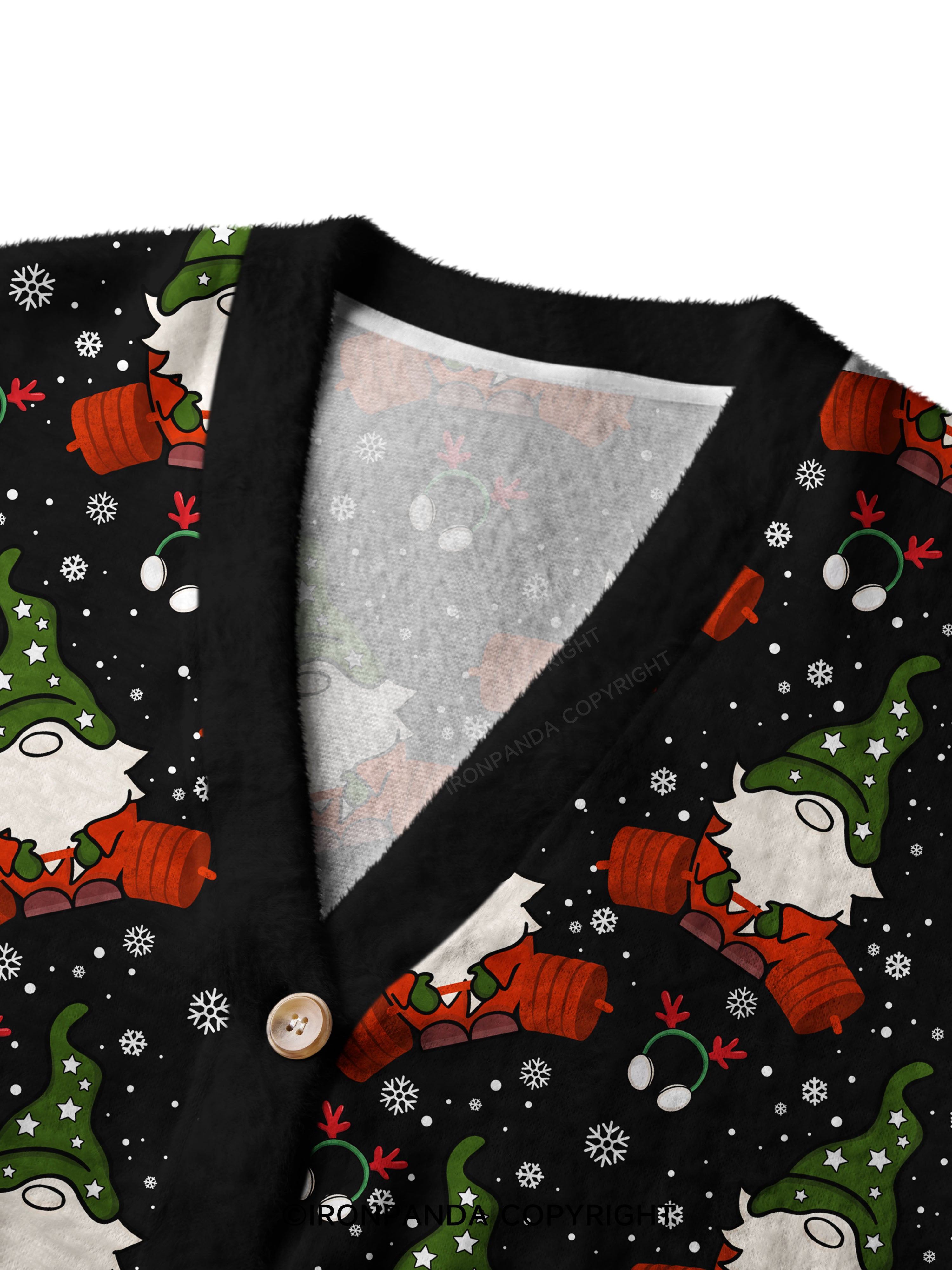 Goblin deadlift Ugly Cardigan Sweater