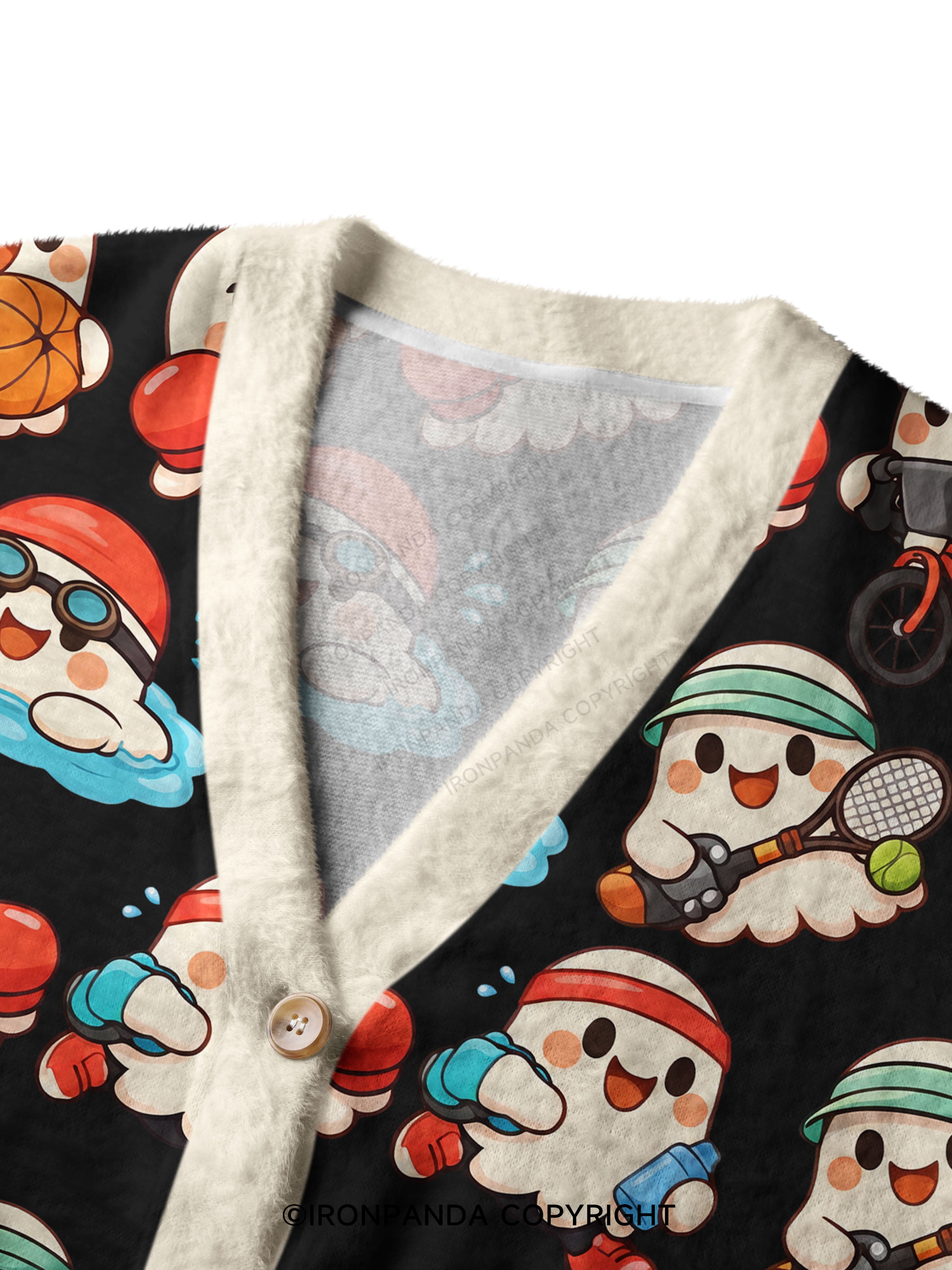 CUTE GHOST SPORTS Ugly Cardigan Sweater
