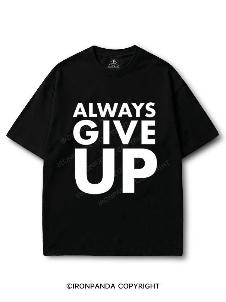 Always Give Up COTTON PUMP COVER