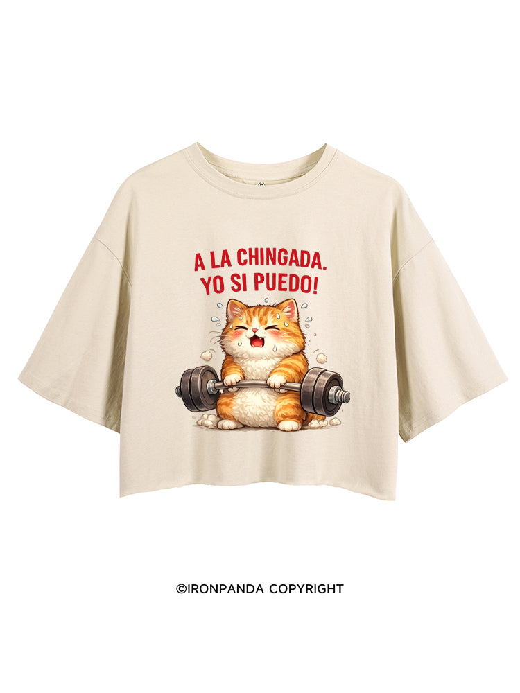 A LA CHINGADA. YO SI PUEDO! CROP TOPS
