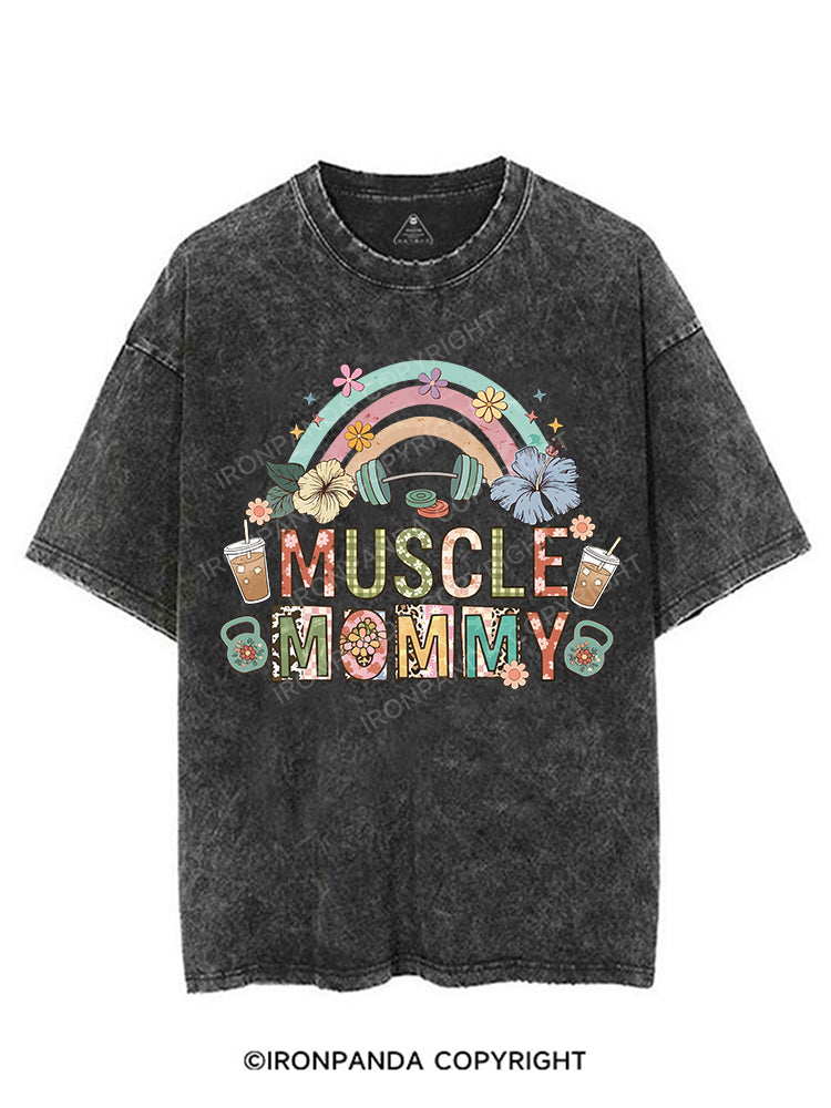 MUSCLE MOMMY VINTAGE GYM SHIRT