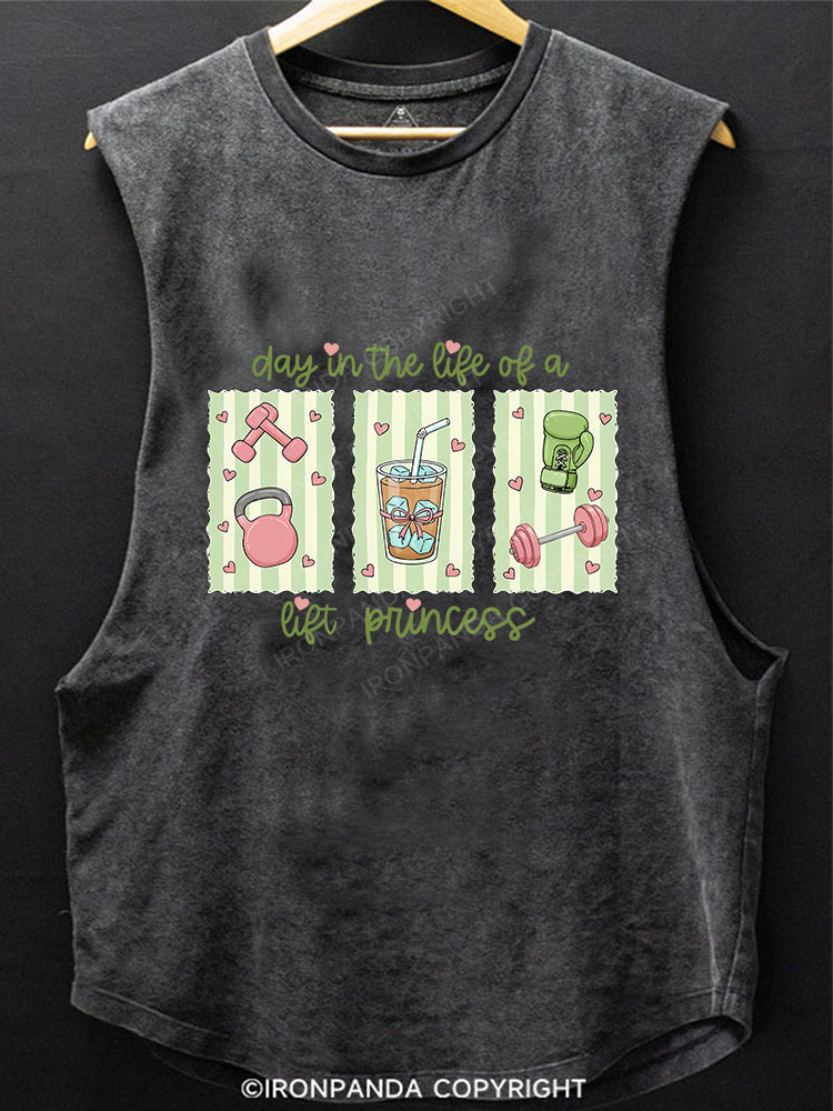 day in the life of a lift princess SCOOP BOTTOM COTTON TANK