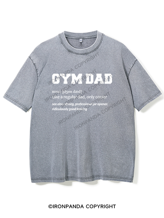 GYM DAD Washed Gym Shirt