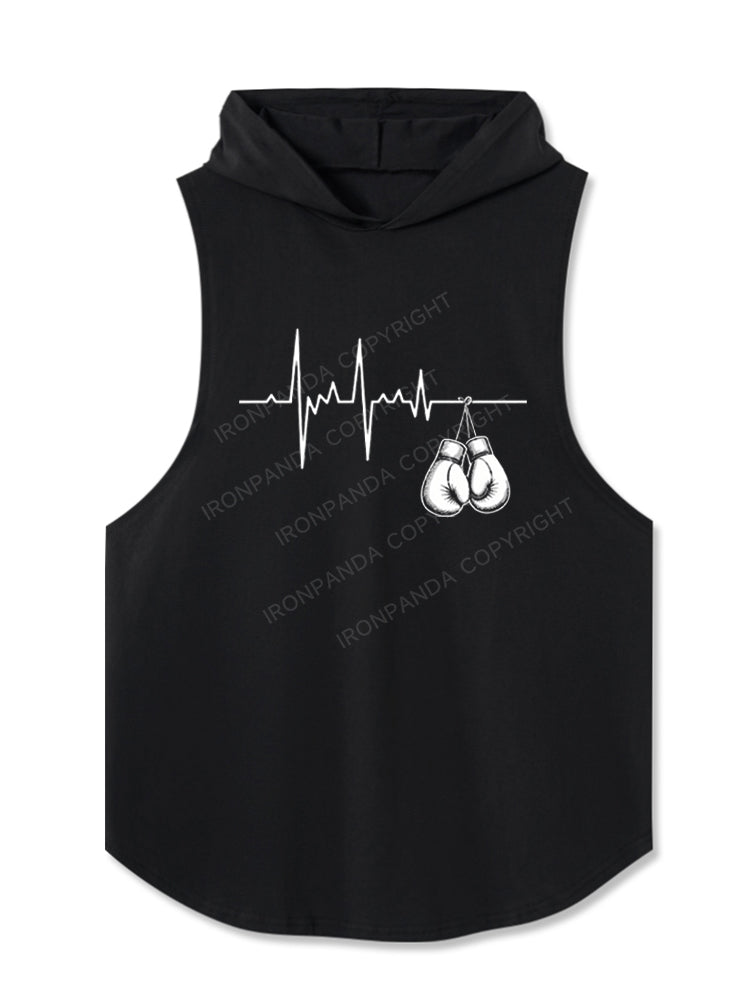 Boxing Heartbeat Hooded Tank