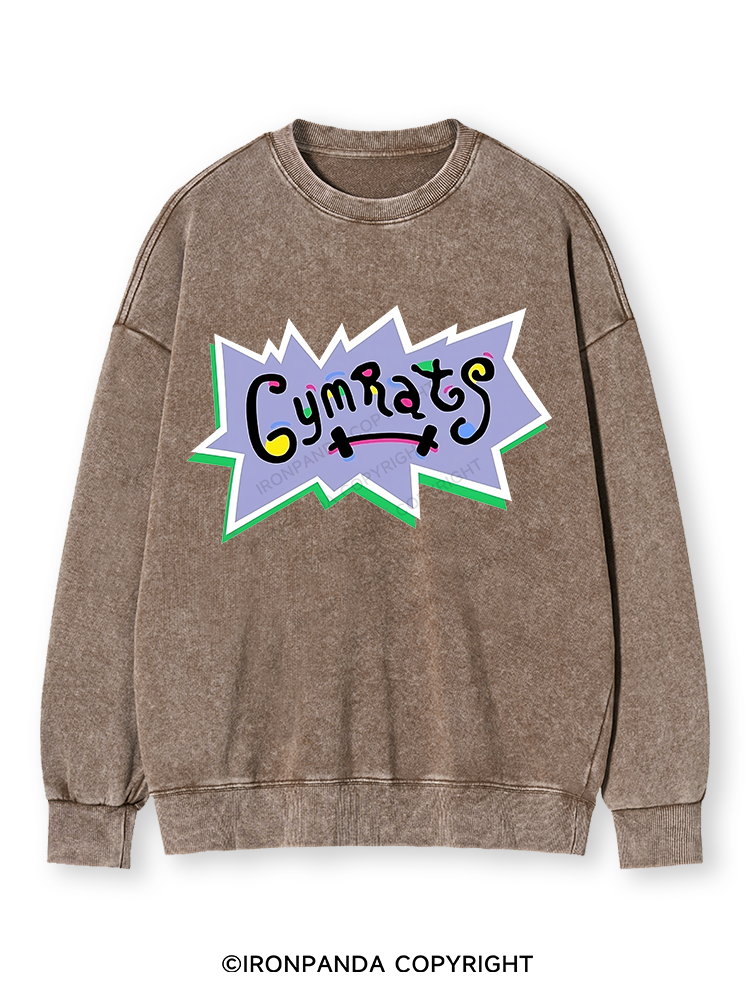 GYM RATS Washed Sweatshirt