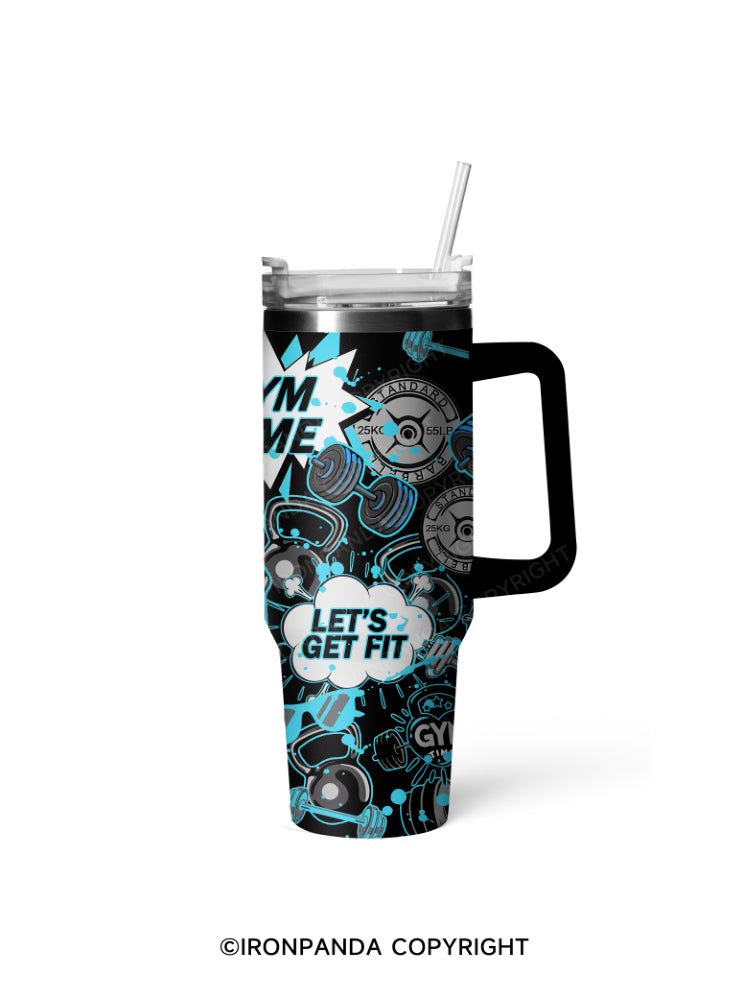 let's get fit 40oz Tumbler