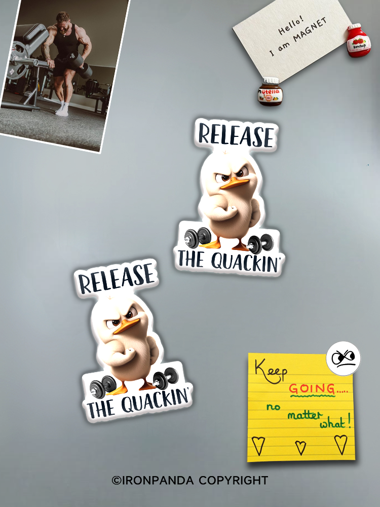 IronPanda DUCK YOU MOTHERDUCKER Fridge Magnet