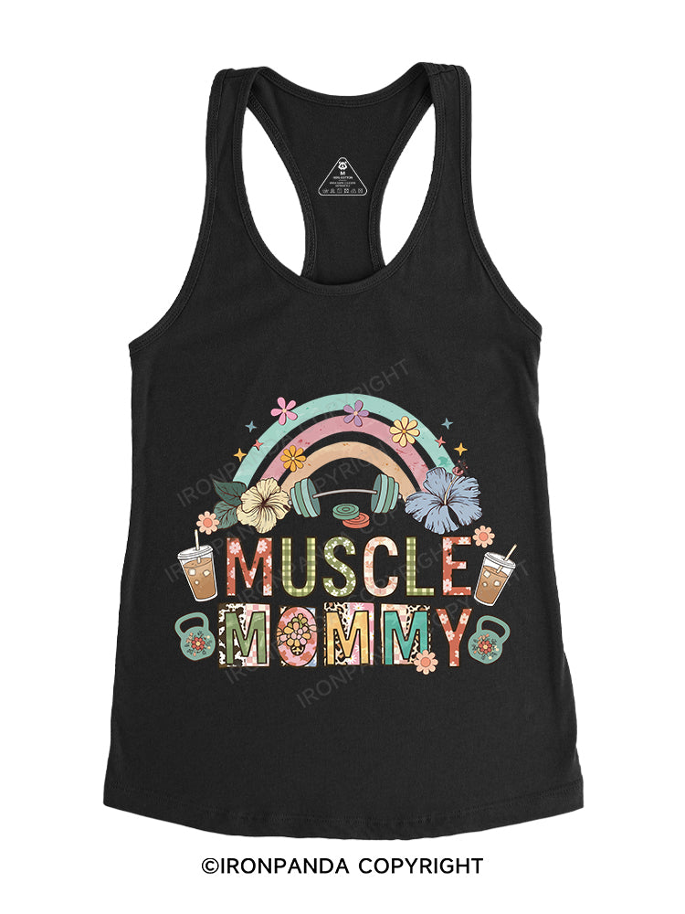 MUSCLE MOMMY Gym Racerback Tank