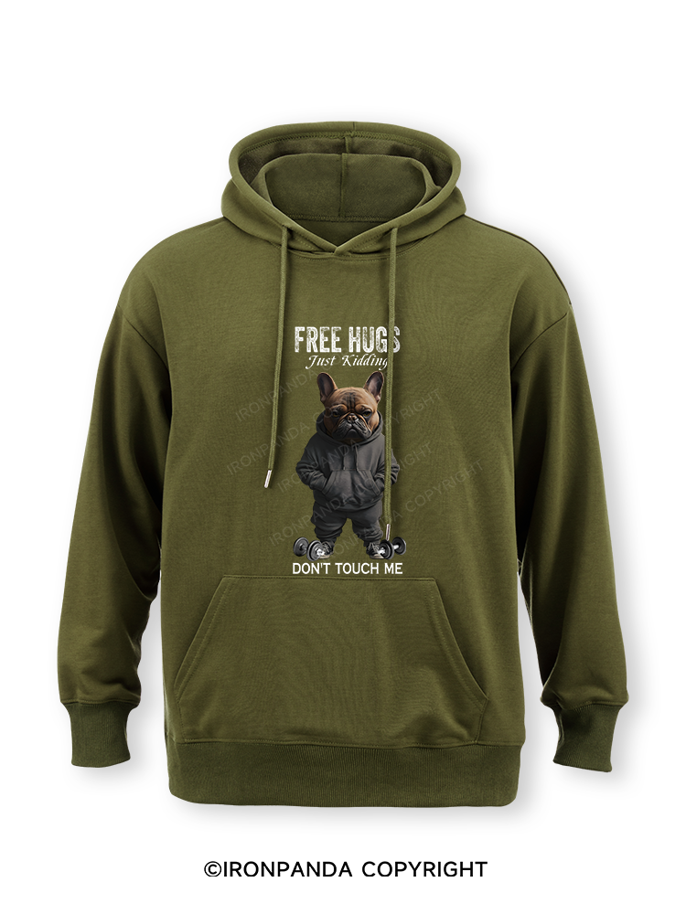 free hugs bulldog Classic Gym Hoodie
