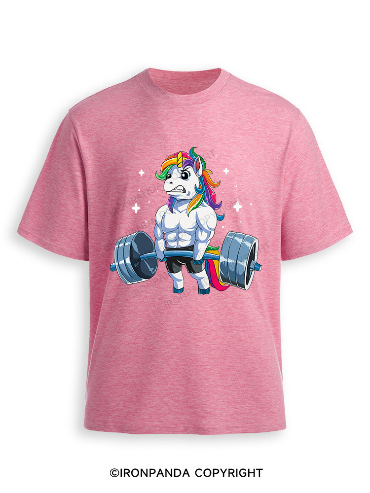 Weightlifting Unicorn Ultra Soft Heather T-Shirt