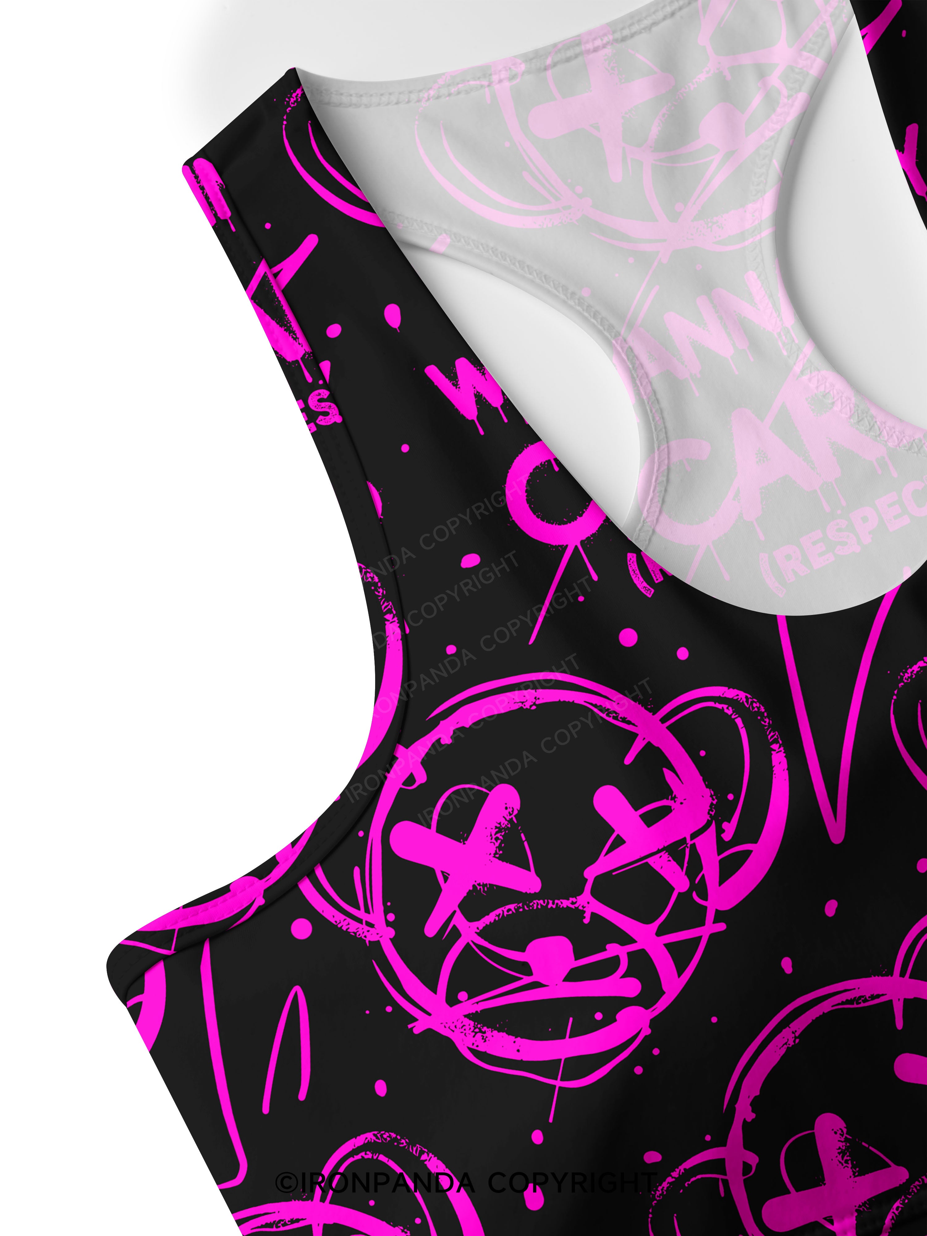 WANNA BE MY CARDIO FUNNY Racerback Sports Bra