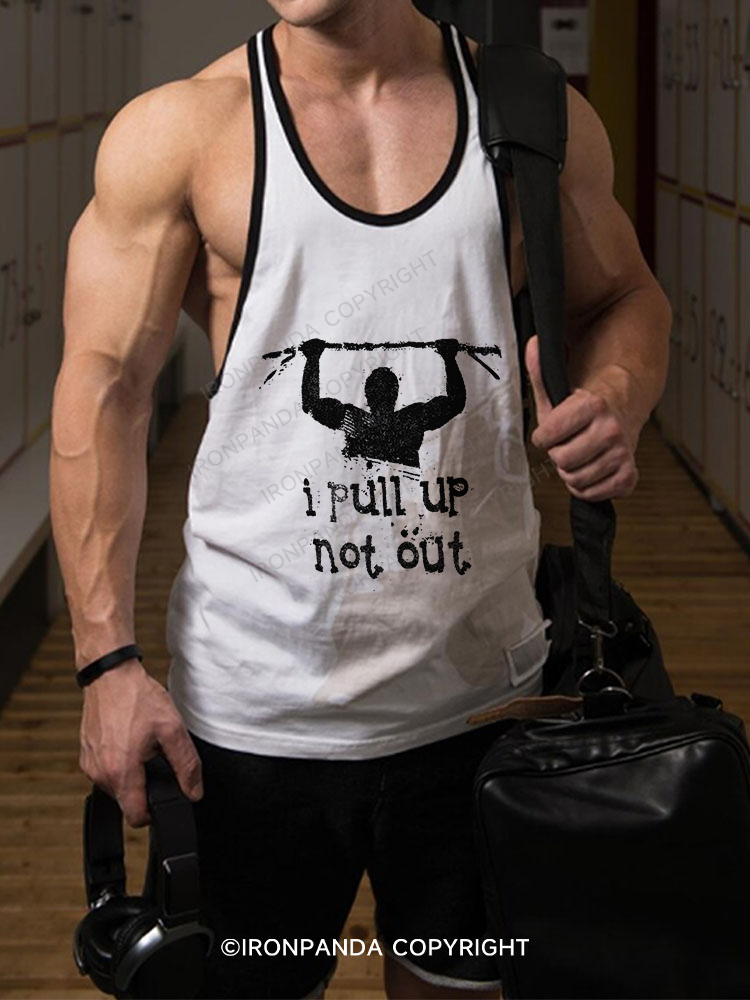 I pull up not out Stringer Gym Vest
